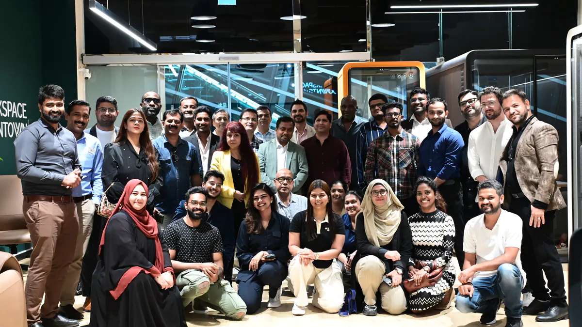A diverse Global Syndicate founder group after a Dubai gathering