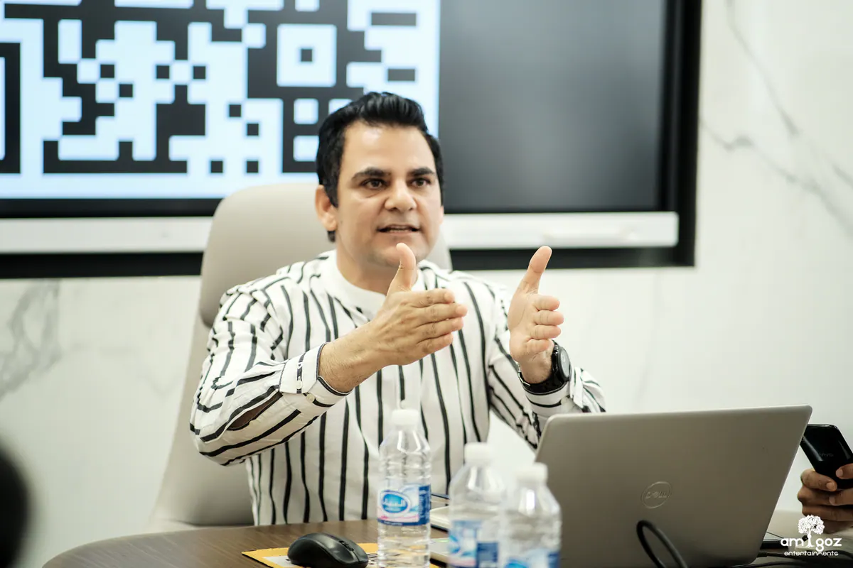 A founder explaining a business decision during a boardroom session